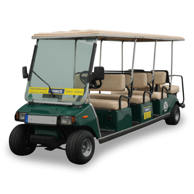 DIVACO Golfkar 8-zitter kenteken