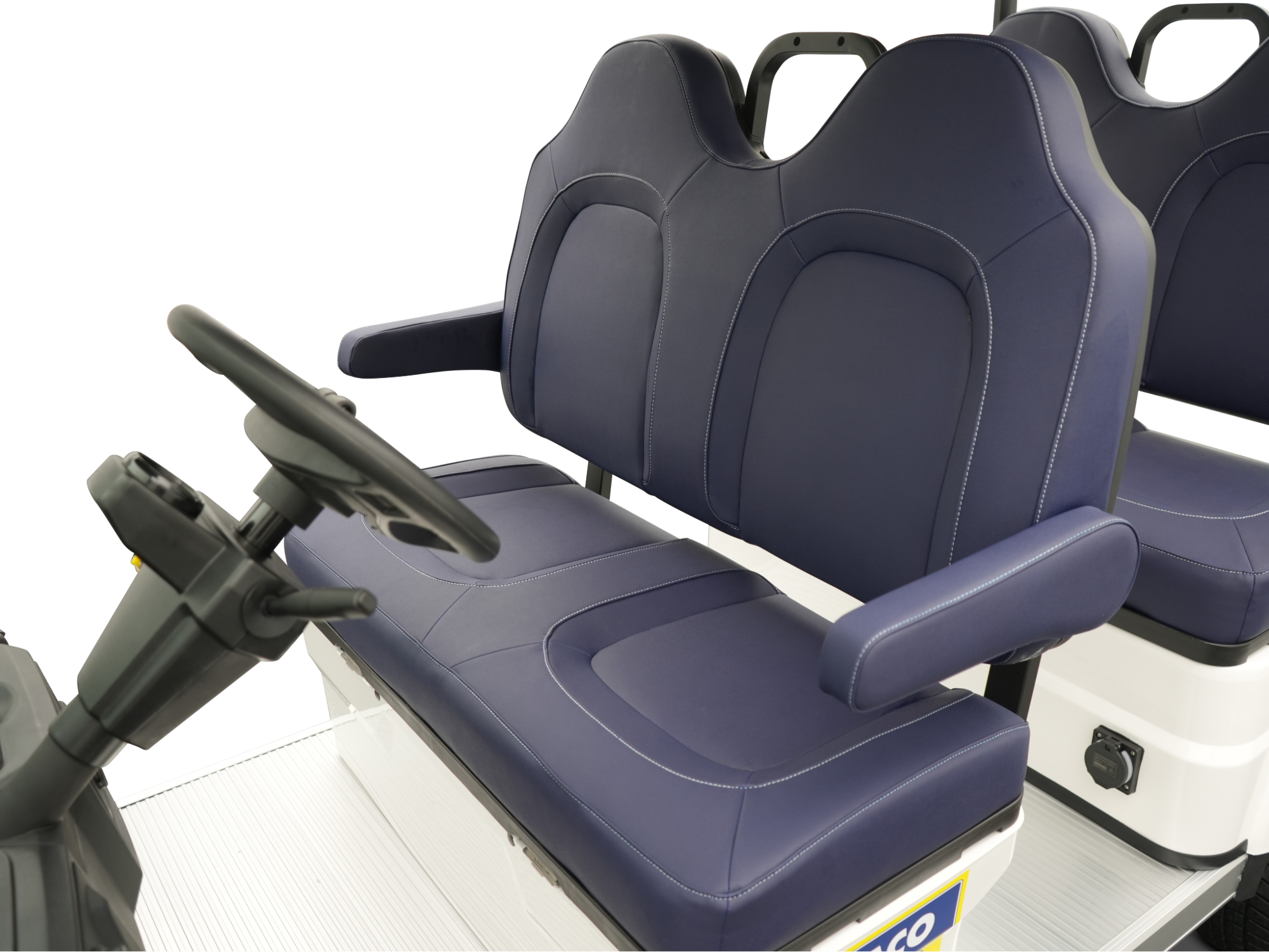 DIVACO.RENT Golfkar 4-zitter elektrisch zitpositie